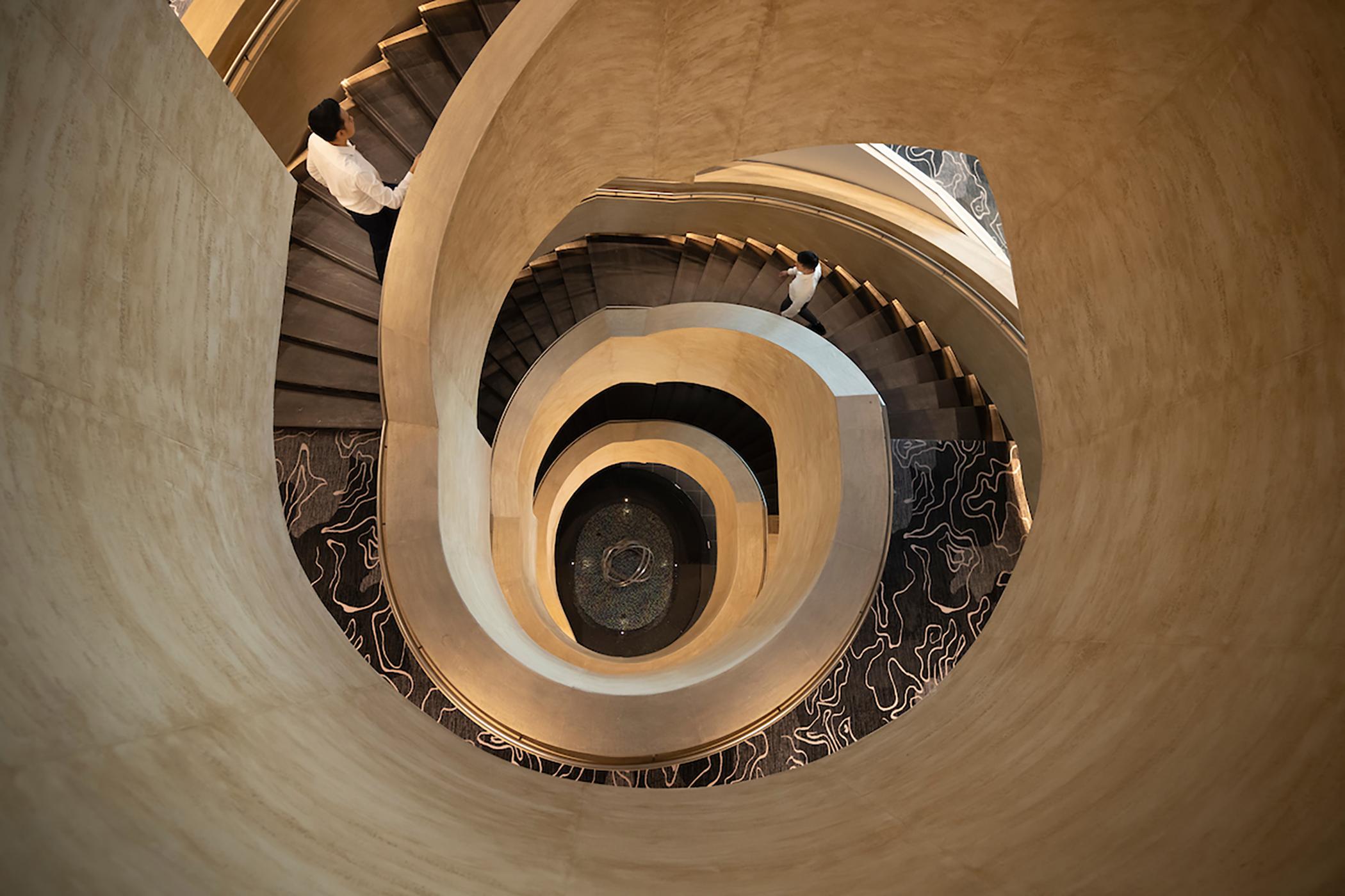 Dusit Thani Laguna Singapur Dış mekan fotoğraf Spiral staircase