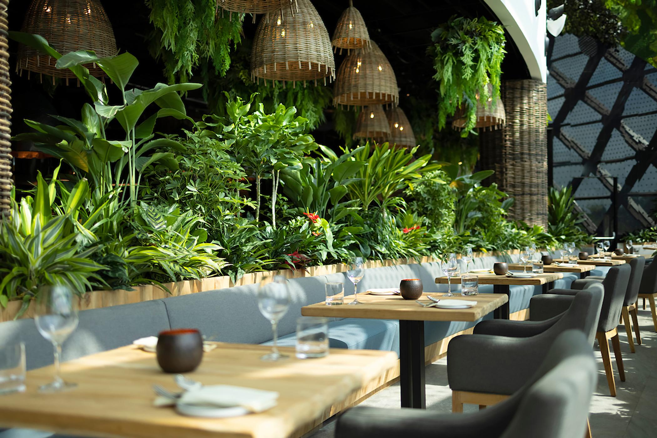 Dusit Thani Laguna Singapur Dış mekan fotoğraf Restaurant interior