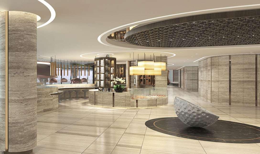 Dusit Thani Laguna Singapur Dış mekan fotoğraf The lobby of the hotel