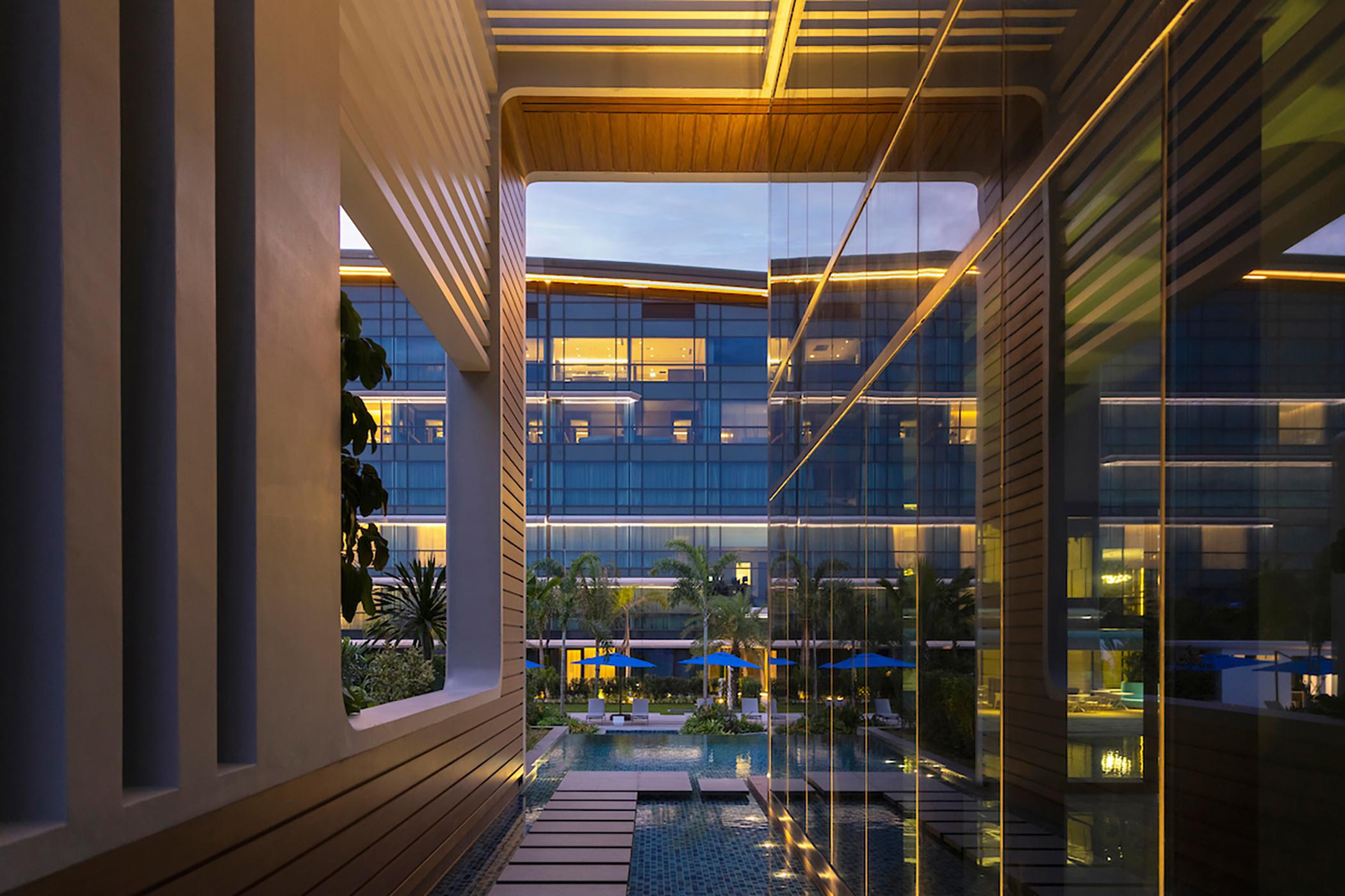 Dusit Thani Laguna Singapur Dış mekan fotoğraf The interior of the building
